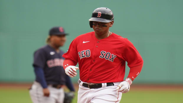 Boston Red Sox third baseman Rafael Devers